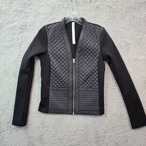 Lululemon Women's Black Quilted Jacket Size 4